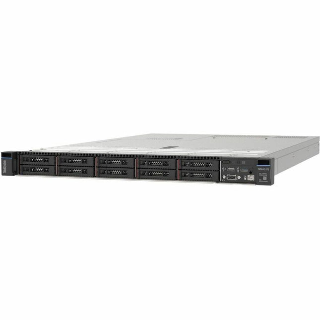 Main Image for Lenovo ThinkSystem SR645 V3 7D9CA01XNA 1U Rack Server - 1 EPYC 9124 3 GHz - 64 GB RAM - 480 GB SSD - (2 x 240GB) SSD Configuration - Serial ATA/600 Controller