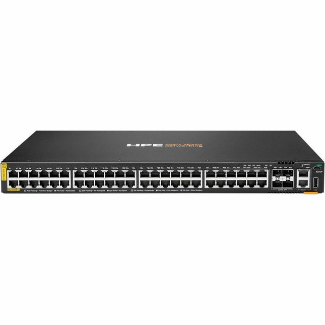 Main Image for Aruba CX 6200F 48G Class-4 PoE 4SFP+ 740W Switch