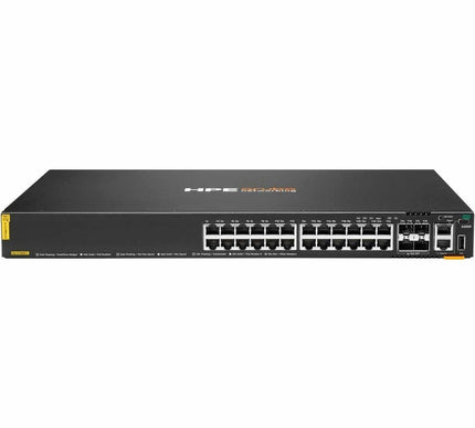 Main Image for HPE CX 6200F 24G Class-4 PoE 4SFP+ 370W Switch