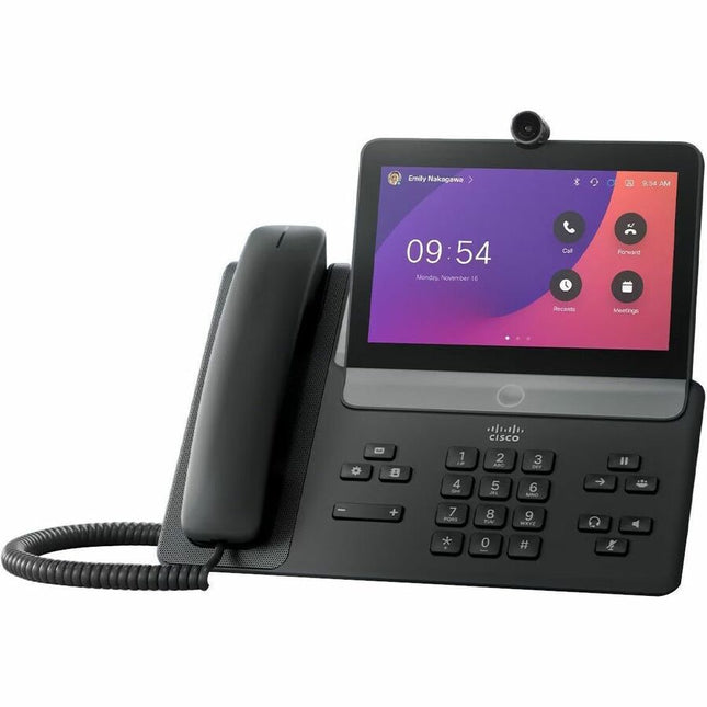 Main Image for Webex 8875 IP Phone - Corded - Corded/Cordless - Wi-Fi, Bluetooth - Desktop - Carbon Black - TAA Compliant