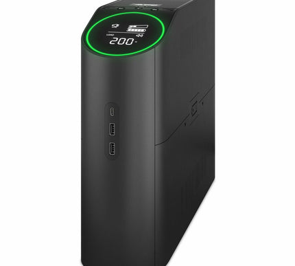 Main Image for APC Back-UPS Pro for Gaming, 1500VA/900W, Tower, 120V, 10x NEMA 5-15R outlets, RGB Lights, Pure Sine Wave, Midnight (Black)