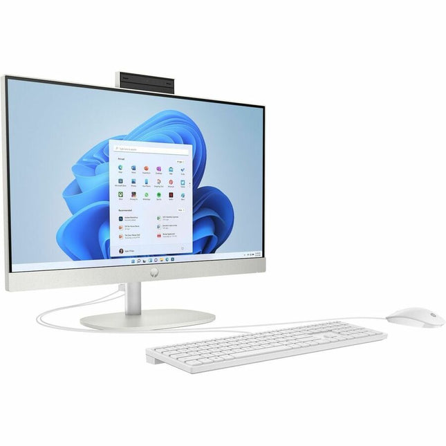 Main Image for HP 24-cr0000 24-cr0077c All-in-One Computer - AMD Ryzen 5 7520U - 8 GB - 512 GB SSD - 23.8" Full HD - Desktop - Shell White - Refurbished