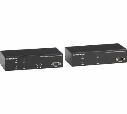 Main Image for Black Box KVX Series KVM Extender Kit over Fiber - DVI-D, USB 2.0, Serial, Audio, Local Video