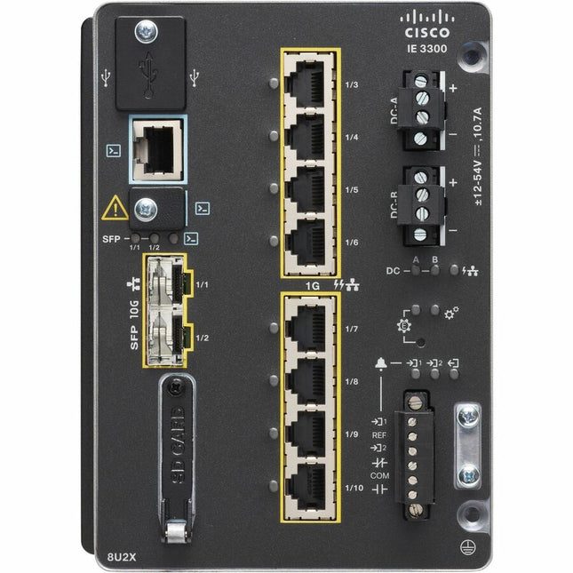 Main Image for Cisco Catalyst IE3300 8U2X-A 8-Ports Ethernet Switch