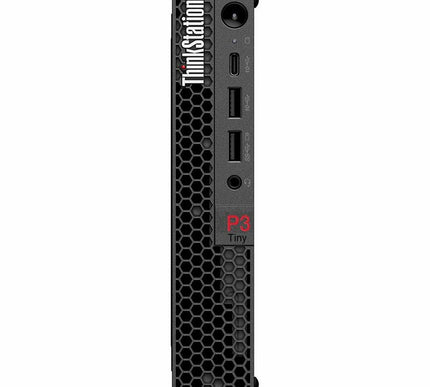 Main Image for Lenovo ThinkStation P3 30H00044US Workstation - 1 Core i9 13th Gen i9-13900 - vPro Technology - 16 GB - 512 GB SSD - Tiny - Black