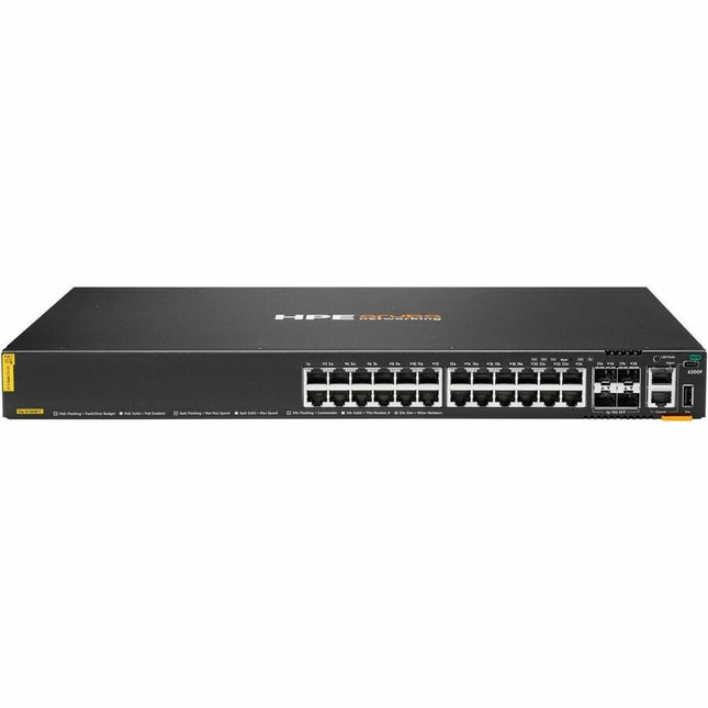 Main Image for HPE CX 6200F 24G Class 4 PoE 4SFP+ 370W Switch