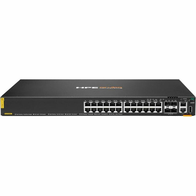 Main Image for HPE CX 6200F 24G Class 4 PoE 4SFP+ 370W Switch