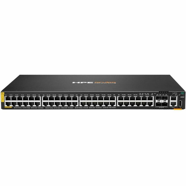 Main Image for HPE CX 6200F 48G Class 4 PoE 4SFP+ 370W Switch