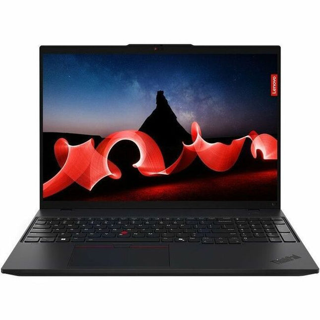 Main Image for Lenovo ThinkPad L16 Gen 1 21L3001SUS 16" Notebook - WUXGA - Intel Core Ultra 5 135U - vPro Technology - 16 GB - 256 GB SSD - English Keyboard - Black