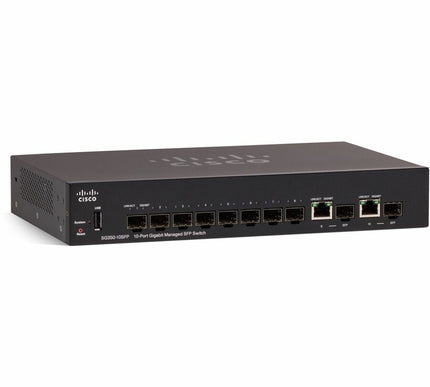 Main Image for Cisco SG350-10SFP 10-Port Gigabit Managed SFP Switch