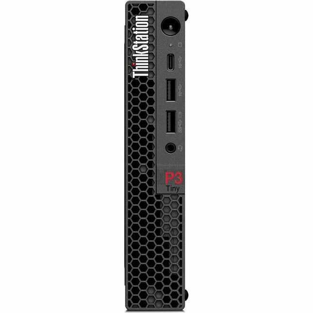 Main Image for Lenovo ThinkStation P3 30H00079US Workstation - 1 Core i7 14th Gen i7-14700 - vPro Technology - 32 GB - 1 TB SSD - Tiny - Black