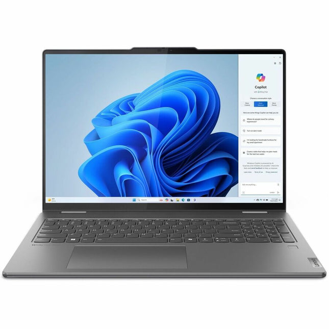 Main Image for Lenovo Yoga 7 16IML9 83DL0002US 16" Touchscreen Convertible 2 in 1 Notebook - WUXGA - 60 Hz - Intel Core Ultra 7 155U - 16 GB - 1 TB SSD - English (US) Keyboard - Storm Gray