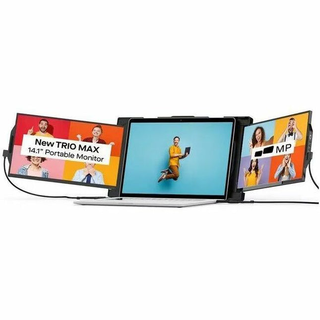 Main Image for Lenovo TRIO Trio 2.0 13" Class Full HD LCD Monitor - 16:9 - Metallic Black