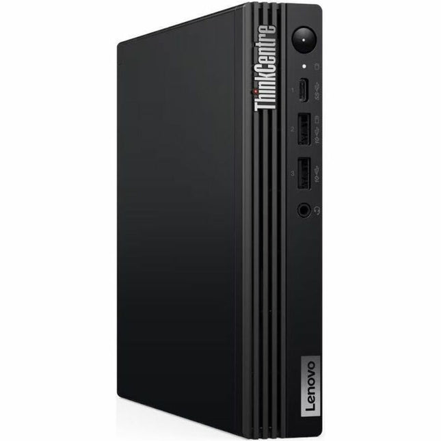 Main Image for Lenovo ThinkCentre M70q Gen 5 12TD001LUS Desktop Computer - Intel Core i3 14th Gen i3-14100T - 16 GB - 512 GB SSD - Tiny - Black