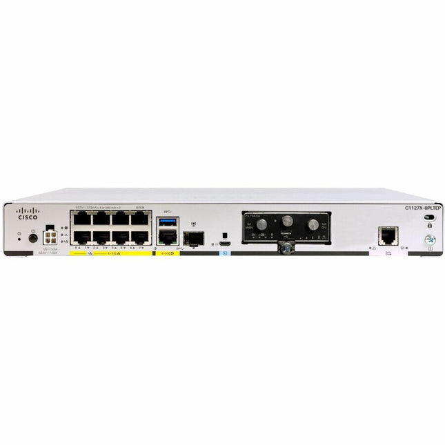 Main Image for Cisco C1127X-8PLTEP Ethernet, Cellular, ADSL, VDSL2+ Modem/Wireless Router - Refurbished