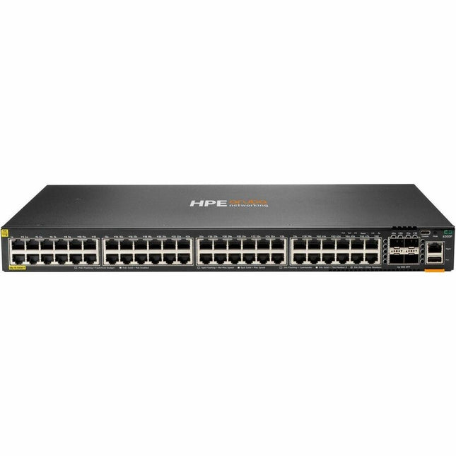 Main Image for Aruba Networking 6300F 48p 10M/100M/1G Class4 PoE 4p SFP56 50G TAA Switch