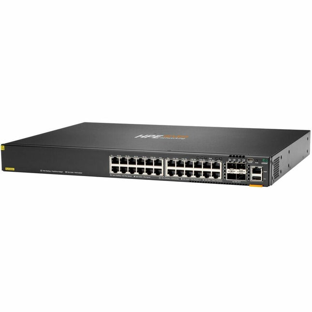 Main Image for Aruba 6300F 24p 10M/100M/1G Class4 PoE 4p SFP56 50G TAA Switch