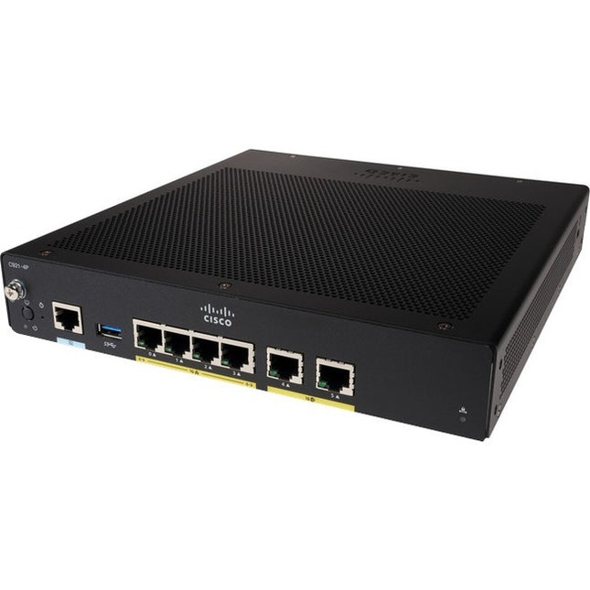 Main Image for Cisco C921-4PLTEAS 1 SIM Ethernet, Cellular Modem/Wireless Router - Refurbished