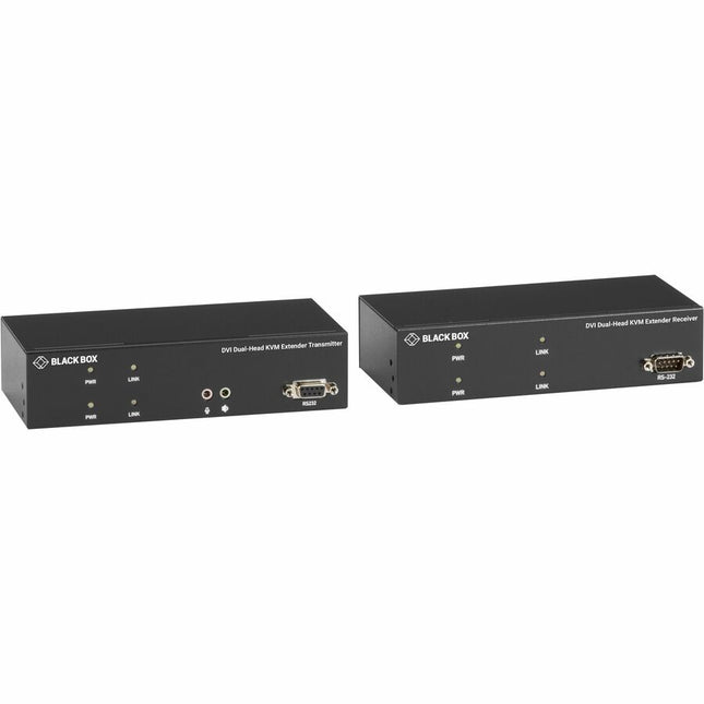 Main Image for Black Box KVX Series KVM Extender Kit over Fiber - DVI-D, USB 2.0, Serial, Audio, Local Video