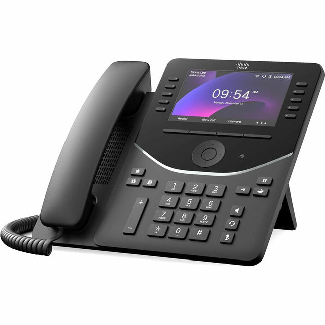 Main Image for Cisco 9841 IP Phone - Refurbished - Corded - Desktop - Carbon Black