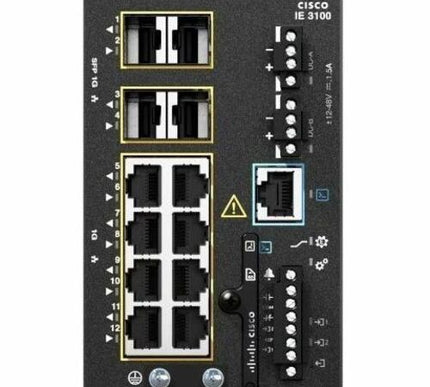 Main Image for Cisco Catalyst IE3100 w/8 Ports GE Copper and 4 GE SFP uplinks, NE