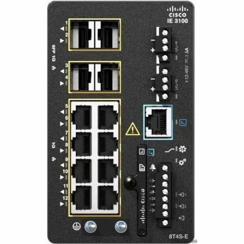 Main Image for Cisco Catalyst IE3100 w/8 Ports GE Copper and 4 GE SFP uplinks, NE