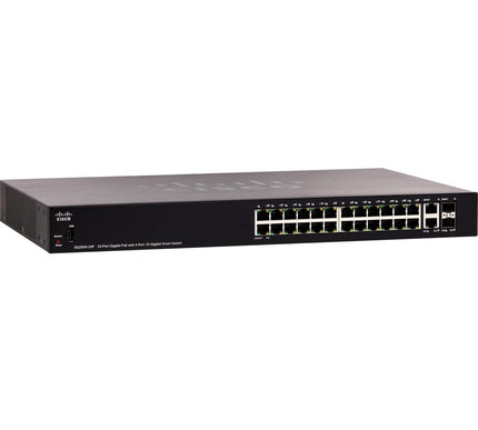 Main Image for Cisco SG250X-24P Gigabit PoE with 4-Port 10-Gigabit Smart Switch
