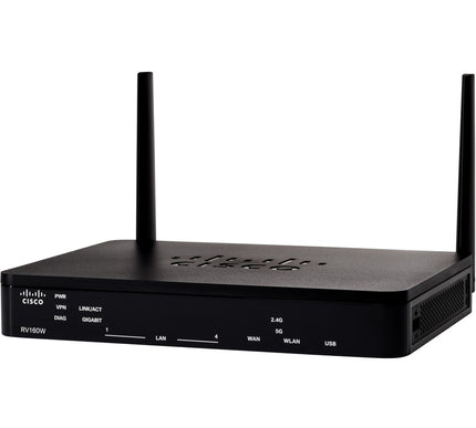 Main Image for Cisco RV160W Wi-Fi 5 IEEE 802.11ac Ethernet Wireless Router - Refurbished