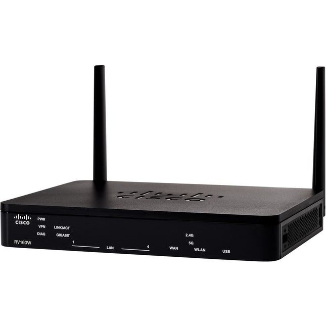 Main Image for Cisco RV160W Wi-Fi 5 IEEE 802.11ac Ethernet Wireless Router - Refurbished