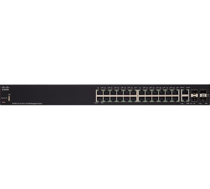 Main Image for Cisco SF350-24 24-Port 10 100 Managed Switch