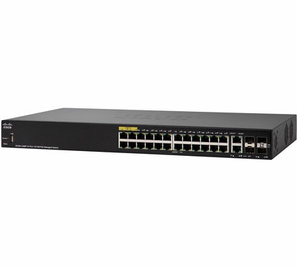 Main Image for Cisco SF350-24MP 24-Port 10 100 Max PoE Managed Switch