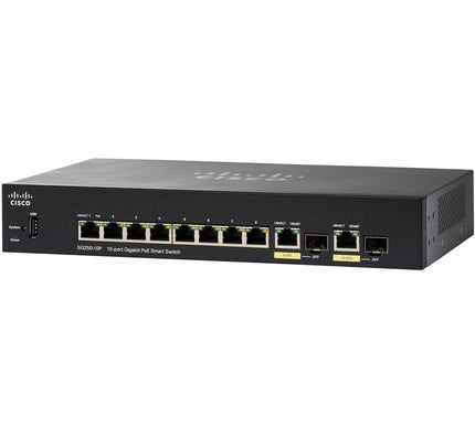 Main Image for Cisco SG250-10P 10-Port Gigabit PoE Smart Switch