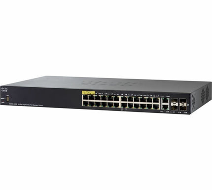 Main Image for Cisco SG350-28MP 28-Port Gigabit PoE Managed Switch