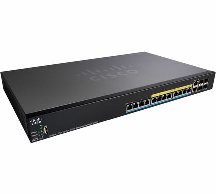 Main Image for Cisco SG350X-12PMV 12-Port 5G PoE Stackable Managed Switch