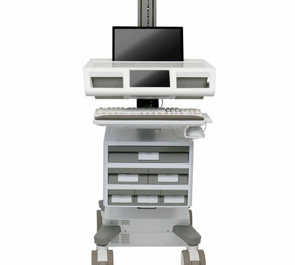 Main Image for Ergotron Mosaic™ Laptop Cart, AC Power, Tier 3 Std 1x2x3, US/CA/MX