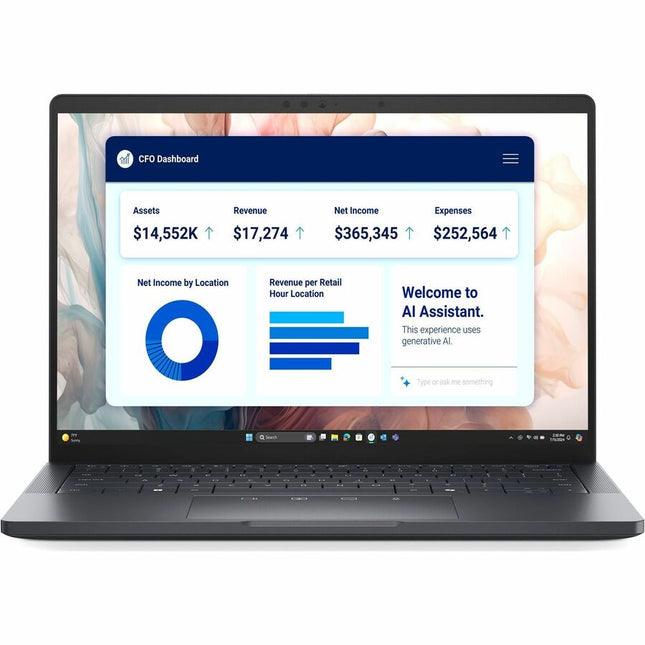 Main Image for Dell Pro 13 Premium PA13250 13.3" Copilot+ PC Notebook - Full HD Plus - 60 Hz - Intel Core Ultra 7 266V - vPro Technology - 16 GB - 512 GB SSD - English (US) Keyboard - Magnetite