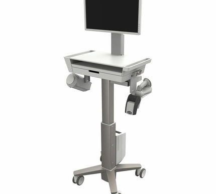 Main Image for Ergotron CareFit™ Slim 2.0 LCD Cart, 1 Drawer (1x1), w/ Fixed Monitor Mount