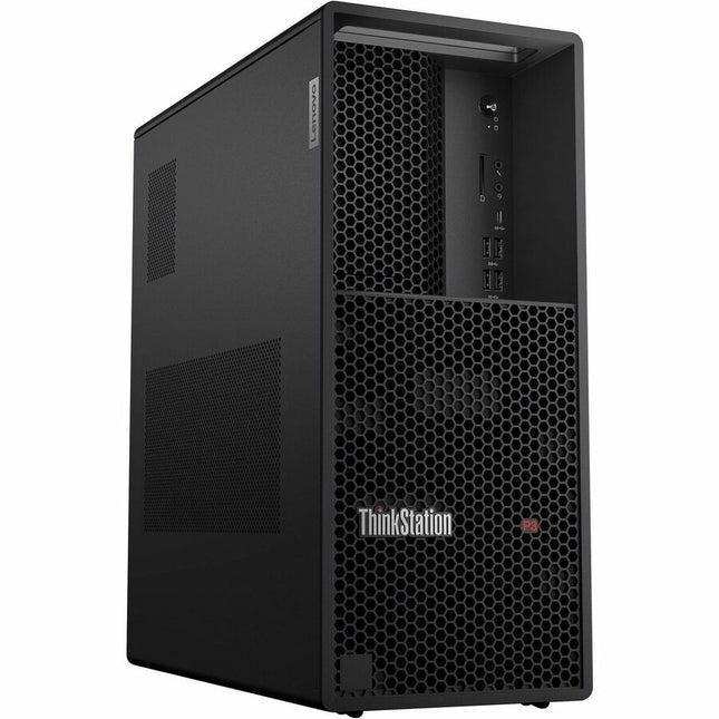 Main Image for Lenovo ThinkStation P3 30GS00JGUS Workstation - 1 x Intel Core i9 14th Gen i9-14900 - 32 GB - 1 TB SSD - Tower - Black