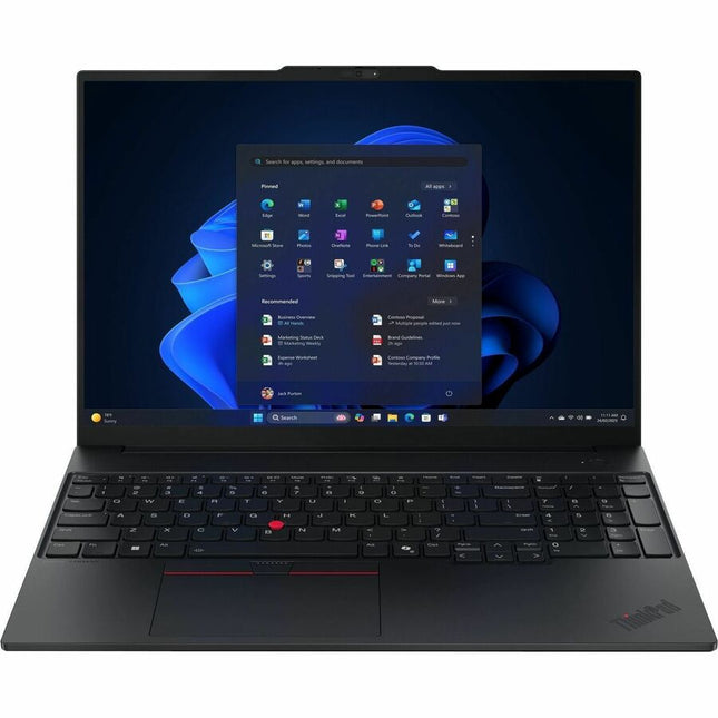 Main Image for Lenovo ThinkPad E16 Gen 3 21ST0009US 16" Notebook - WUXGA - AMD Ryzen 5 230 - 8 GB - 256 GB SSD - English Keyboard - Black