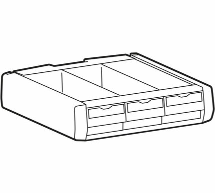 Main Image for Ergotron Mosaic™ Triple Drawers, Electronic Lock