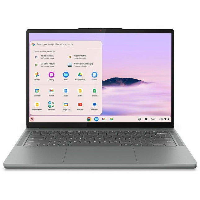 Main Image for Lenovo Chrome 14M9610 83MW000EUS 14" Touchscreen Chromebook - WUXGA - 60 Hz - Octa-core (ARM Cortex X925 + Cortex X4) - 16 GB - 256 GB Flash Memory - English Keyboard - Luna Gray