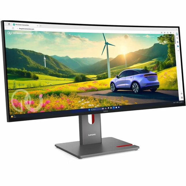 Main Image for Lenovo ThinkVision P34WD-40 34" Class UWQHD Curved Screen LED Monitor - 21:9 - Eclipse Black