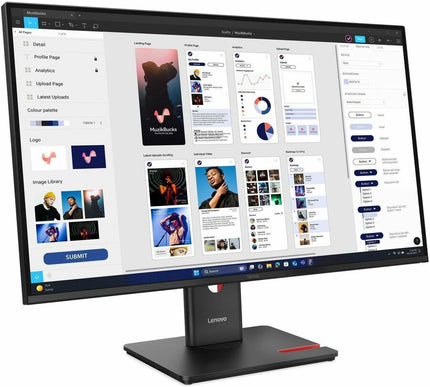 Main Image for Lenovo ThinkVision T32UD-40 32" Class 4K UHD LED Monitor - 16:9 - Eclipse Black