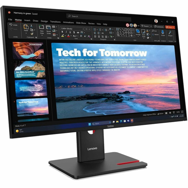 Main Image for Lenovo ThinkVision T27QD-40 27" Class WQHD LED Monitor - 16:9 - Eclipse Black