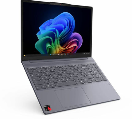 Main Image for Lenovo IdeaPad Slim 3 15Q8X10 83N30000US 15.3" Touchscreen Copilot+ PC Notebook - WUXGA - Qualcomm Snapdragon X X1-26-100 - 16 GB - 256 GB SSD - English Keyboard - Luna Gray