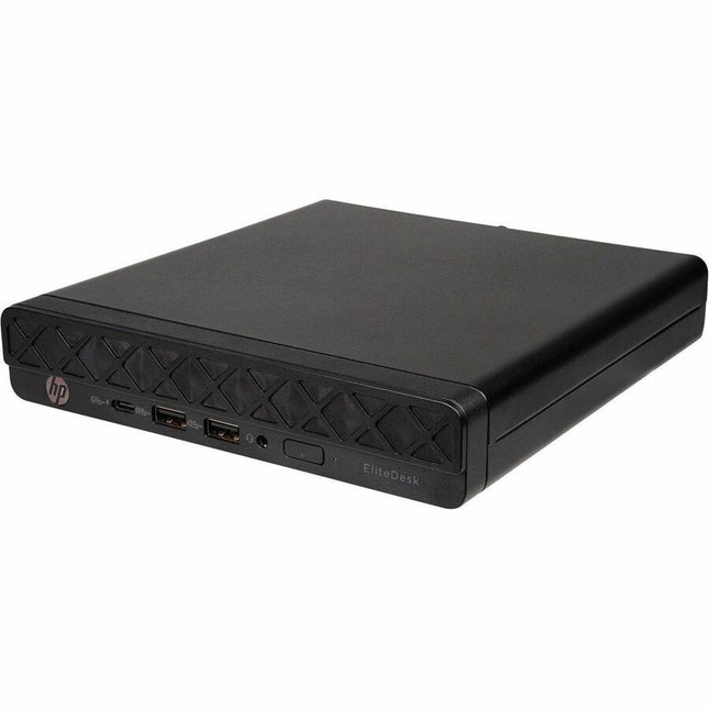 Main Image for HP EliteDesk 8 G1a Desktop Computer - AMD Ryzen 5 220 - 16 GB - 512 GB PCI Express NVMe 4.0 x4 SSD - Mini PC - Jack Black