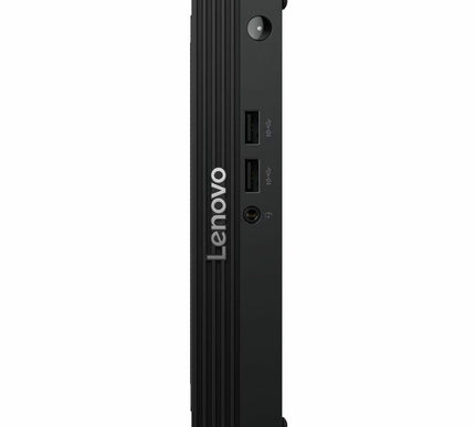 Main Image for Lenovo V100q 13GE001PUS Desktop Computer - Intel Core i3 i3-N305 - 8 GB - 128 GB PCI Express NVMe 3.0 x4 SSD - Tiny - Black