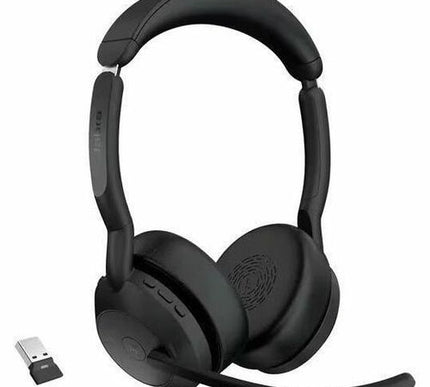 Main Image for Lenovo Jabra Evolve2 55 Link380a MS Stereo Wireless Headset - Black