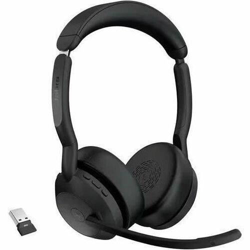 Main Image for Lenovo Jabra Evolve2 55 Link380a MS Stereo Wireless Headset - Black