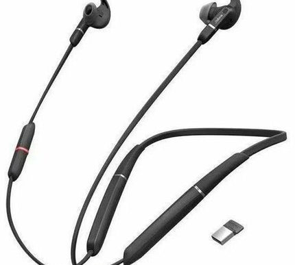 Main Image for Lenovo Jabra Evolve 65E Link 370 UC Wireless Earbuds - Black